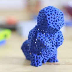 96d2f3a1c895f9208c6cd29b7856dbb9_preview_featured.jpg Free STL file Voronoi Pokemon - First Generation・Template to download and 3D print