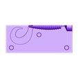 4 Tail Grub P3.STL STL file Four Tail Grub Soft Plastic Injection Mold・3D printer design to download