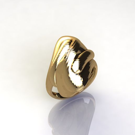 WOMEN PLAIN RING GROUP FTS READY STL 3D PRINT MODEL 3D model