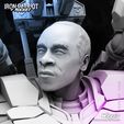 021921-Wicked-Iron-Patriot-grey-010.jpg Wicked Marvel Avengers Endgame: Iron Patriot Bust STLs ready for printing