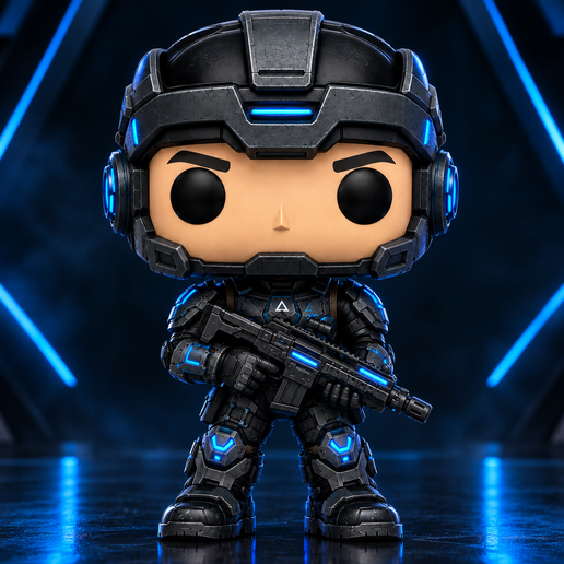 Soldier Figure - Funko Pop Style