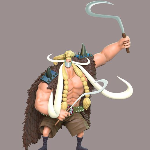 💬 One Piece - Jack・ 3D File for ・Cults