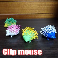 DSC_0025.JPG Free STL file Clip mouse・3D printer design to download
