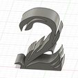 Number-2.jpg Free STL file Number 2・3D printable design to download