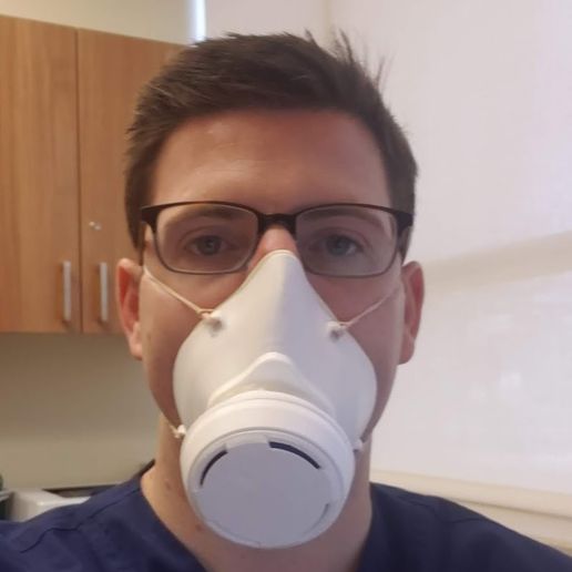 front view mask.jpg 3D printed mask / respirator
