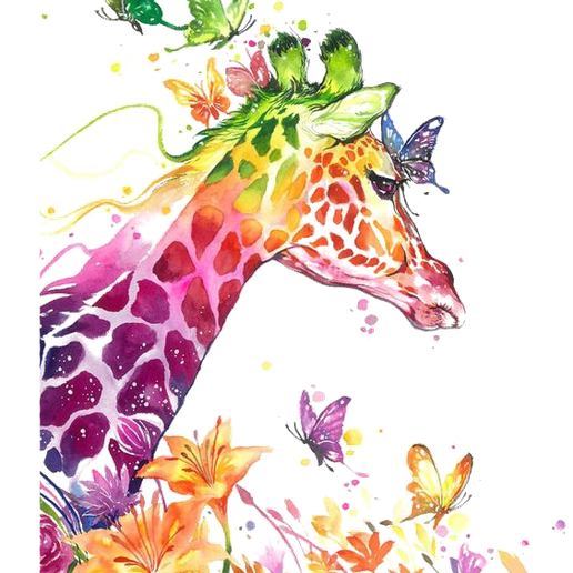 Night Light Lithophane for animals watercolor 3 models 3D model