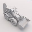 Backhoe Loader JCB 5.jpg Retroescavadora JCB PRINTABLE Veículo 3D Digital STL File