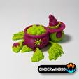 Still4.png Tortuga Bruja, Witchurtle, Halloween Print in Place, Cinderwing3D