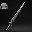 Twin_Princes_Greatsword_Render_Smith_BW.jpg Twin Princes Greatsword Dark Souls 3 Life Size Prop STL