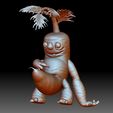 Carrot Monster 7.jpg Carrot Funny Monster 3D printable idea for 3d printing