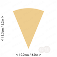 1-8_of_pie~5.25in-cm-inch-cookie.png Slice (1∕8) of Pie Cookie Cutter 5.25in / 13.3cm