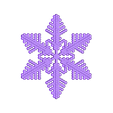 reiter30-3d.stl Snowflake growth simulation in BlocksCAD
