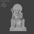 1000040630.jpg Goetia Demon on Stone Throne STL - Statue de fantaisie unicolore pour l'impression 3D