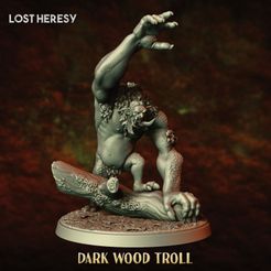 Rossel ys WU STL file Dark Wood Troll・3D printing template to download