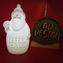 IMG_20231108_113232736.jpg Boston Red Sox CHRISTMAS MLB BASEBALL SANTA LIGHT