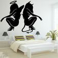 s-l300.jpg Angel and Devil Girl Wall Art Decoration