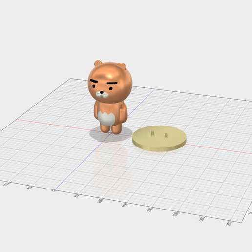 캡처.PNG Download STL file kakao friends lion • 3D printing template, NANSARIGOMTANG
