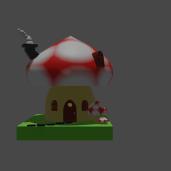 Cabaña4.png Бесплатный STL файл Грибная хижина・Модель 3D-принтера для скачивания