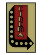 Cinema.png STL file CLASSIC VINTAGE SIGNS/PLAQUES - MOVIE - Cinema SIGN - WALL ART・3D print design to download