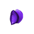 BoredFrog_half_belly.stl Bored Frog Colorized