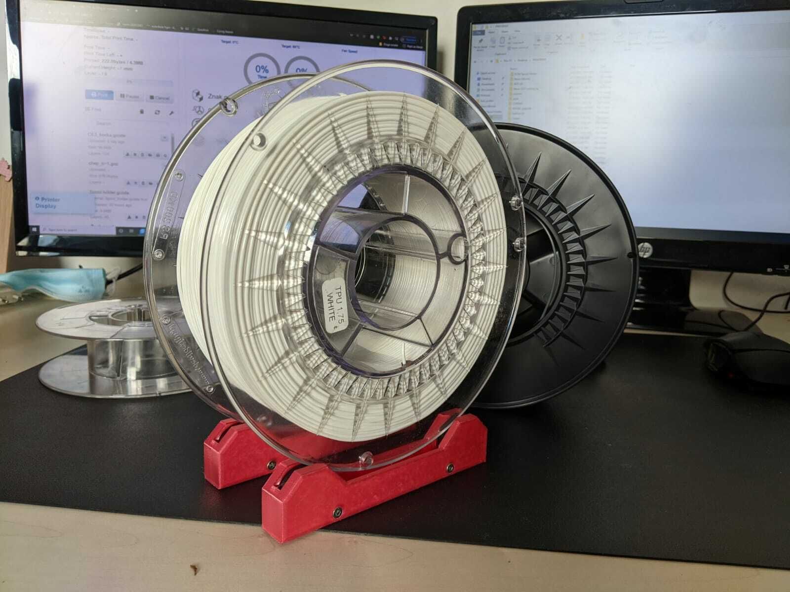 Download free STL file POM Spool Holder v1 • 3D printable object ・ Cults