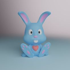 BunnyMain2.jpg Cute Bunny With A Heart(Support free)
