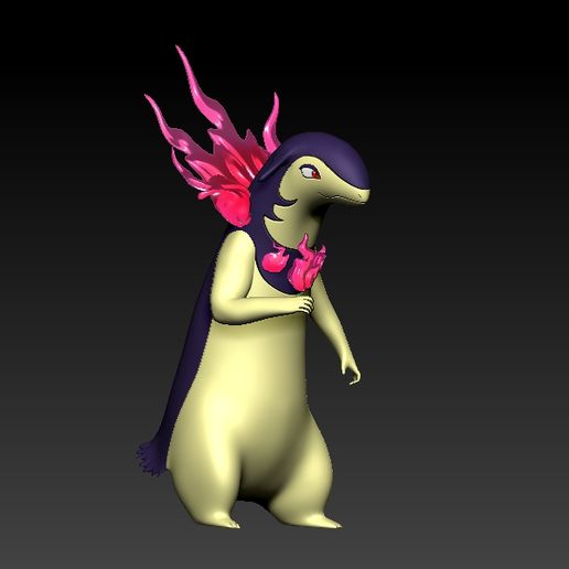 ZBrush-Document7.jpg pokemon hisui typhlosion