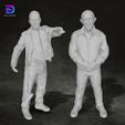 00.jpg Breaking Bad Mike and Jesse Pinkman Figure Custom 3D Print Model
