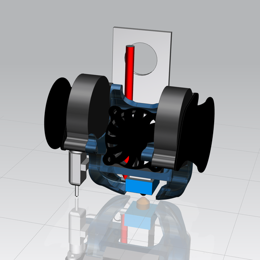 Double FAN DUCT: MICRO-SWISS FAN HOUSING ENDER 5 PLUS / ENDER 5/ ENDER PRO WITH BLTOUCH