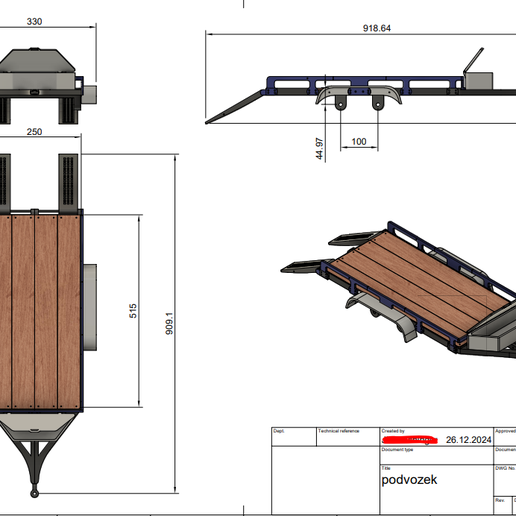 🚐 RC trailer 1/10, RC příves 1:10 RGT Rescuer RTR・ STL File for 3D ...