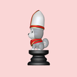 Dog-Chess-Bishop3.png Dog Chess Piece - Bishop