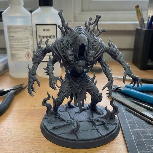 👻 The Tormented One - Spirit of Tragedy | 32mm Multi-Armed Wraith ...