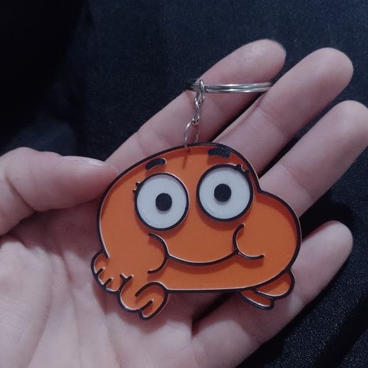 🗝️ Darwin keychain from the incredible world of gumball・ STL File for ...