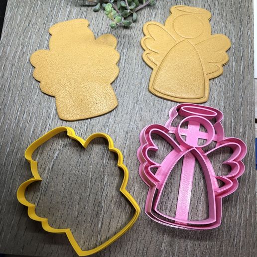 STL file ANGEL COOKIE CUTTER. ANGEL COOKIE CUTTER 👼 ・3D printable model ...