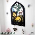 arch-key-holder-woodland-animals-etsy-2.jpg Arch Key Holder Laser Cut Files for Glowforge, CNC Laser Cutting Machines, SVG Files Personalized Key Hanger, Woodland Animals Key Holder