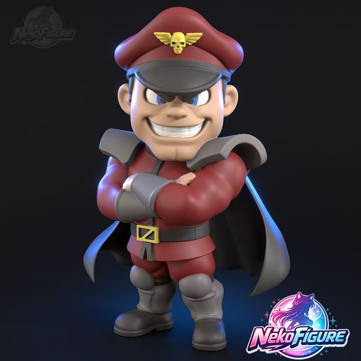 Bison Street Fighter Chibi Figurine stl printable