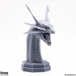Salamence-photo-1080.jpg STL-Datei Drachenbüste 2・Design für 3D-Drucker zum herunterladen