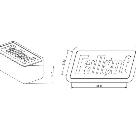 📦 Box Fallout・Free STL File for ・Cults