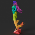Part1-Camera-4.png Sci-FI Mermaid - 3D print ready - 3D print model
