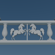 Elegant-Horse-Balustrade-3D-Model_-Perfect-for-Architectural-Designs.png Horse Balustrade 3D STL Model: Exquisite Sculpture for Your Projects