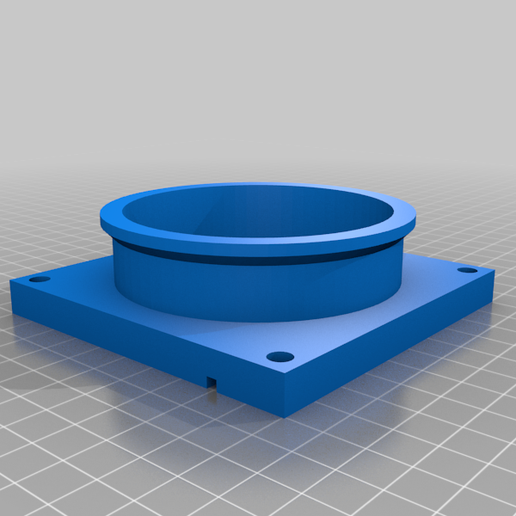 80mm reverse fan housing