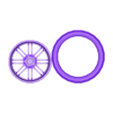 roue.stl Customizable wheel for RC cars or models - 3D printable STL file (1/10, 1/18, 1/24)