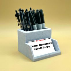 businesscardholder.jpg STL file Business Card Holder・Model to download and 3D print