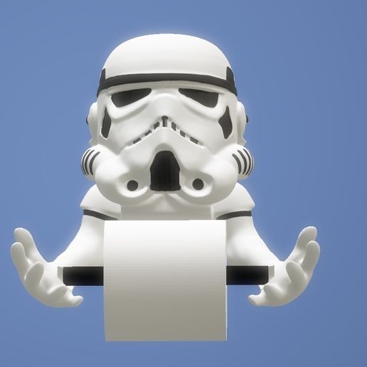 🫡 stormy stormtrooper porta papel higienico porta telefono