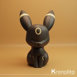 umbreon8.jpg Fichier STL Eevelutions bébé pokemon : umbreon・Plan imprimable en 3D à télécharger