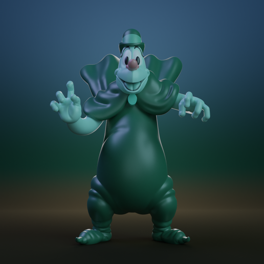 👻 Lonesome Ghost figure・ OBJ File for ・Cults