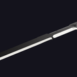 3.png Dune 2021 - Paul Atreides training sword 3D model