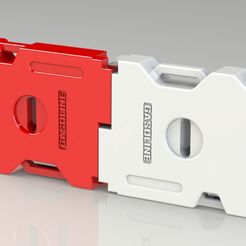 Rotopax-Render.jpg Archivo STL Contenedor de combustible/bidón estilo RotoPax a escala 1:10・Design para impresora 3D para descargar