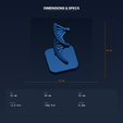 04_dimensions.png Dna Double Helix Model - 3D Printable STL File