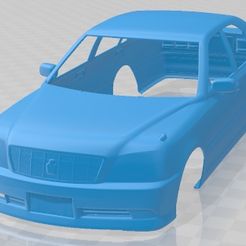 Toyota-Crown-Royal-Saloon-2001-1.jpg 3D file Toyota Crown Royal Saloon 2001 Printable Body Car・3D printing template to download, hora80
